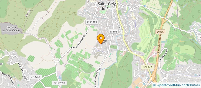 localisation de l'entreprise SAINT FIRMIN  SAINT-GELY-DU-FESC