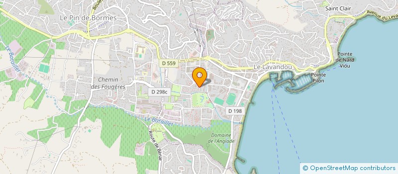 localisation de l'entreprise SAINT FLORENT à LE LAVANDOU