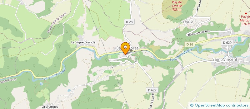 localisation de l'entreprise SAINT-FLORET ANIMATION  SAINT-FLORET