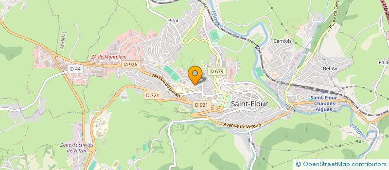 localisation de l'entreprise SAINT FLOUR HANDBALL à SAINT-FLOUR
