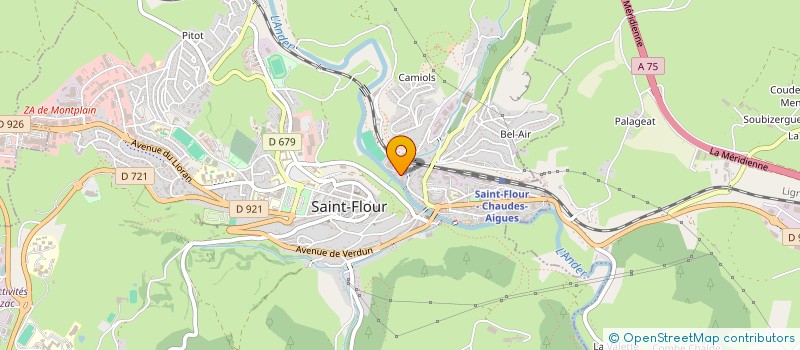 localisation de l'entreprise SAINT-FLOUR PRIMEURS à SAINT-FLOUR