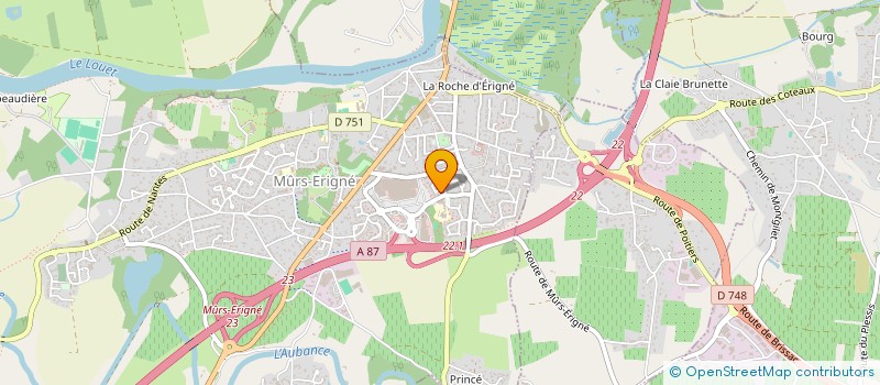 localisation de l'entreprise SAINT FRANCISCO  MURS-ERIGNE