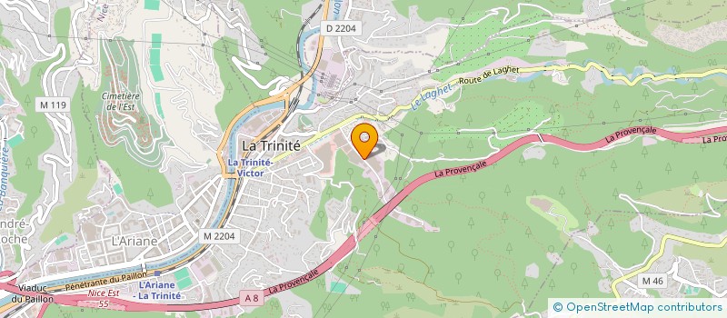 localisation de l'entreprise SAINT FRANCOIS à LA TRINITE