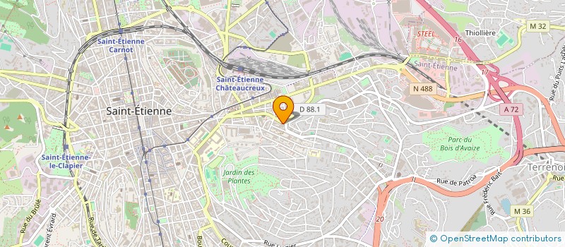 localisation de l'entreprise SAINT FRANCOIS  SAINT-ETIENNE