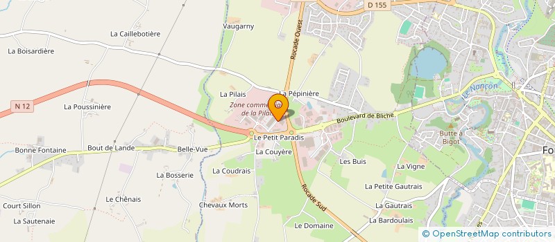 localisation de l'entreprise SAINT-FRANCOIS  LECOUSSE