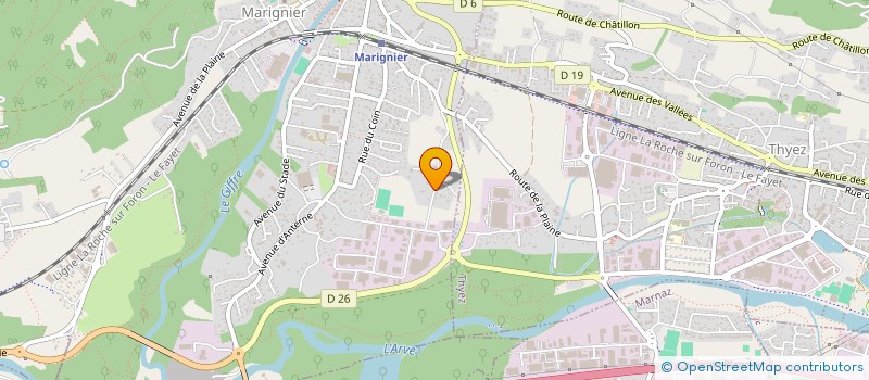 localisation de l'entreprise SAINT FRANCOIS DE SALES  MARIGNIER