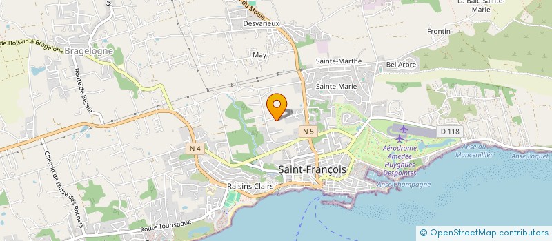localisation de l'entreprise SAINT-FRANCOIS EMBALLAGE à SAINT-FRANCOIS