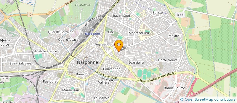 localisation de l'entreprise SAINT FRANCOIS PETANQUE  NARBONNE