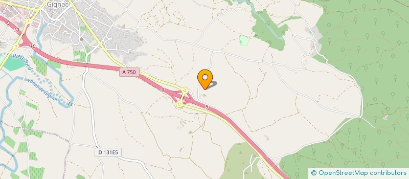 localisation de l'entreprise SAINT FRANCOIS REGIS  GIGNAC