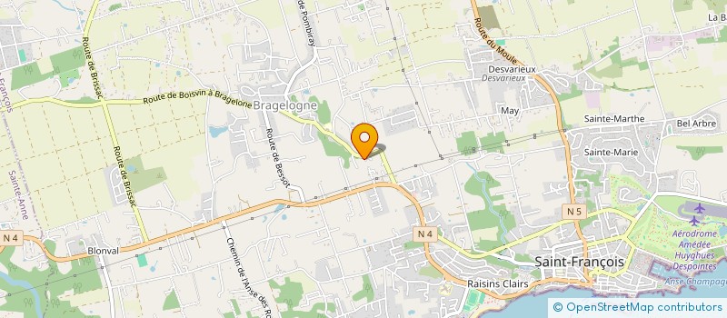 localisation de l'entreprise SAINT-FRANCOIS REPARATIONS  SAINT-FRANCOIS