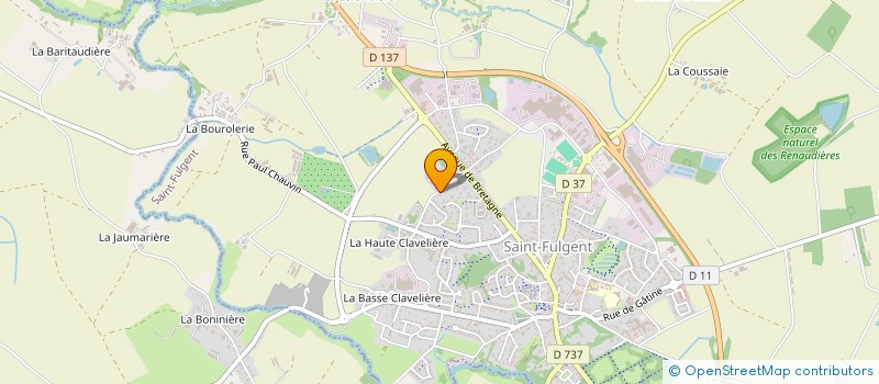 localisation de l'entreprise SAINT FULGENT AUTOS à SAINT-FULGENT