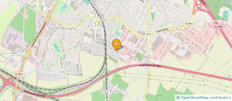 localisation de l'entreprise SAINT GABRIEL  CORMONTREUIL