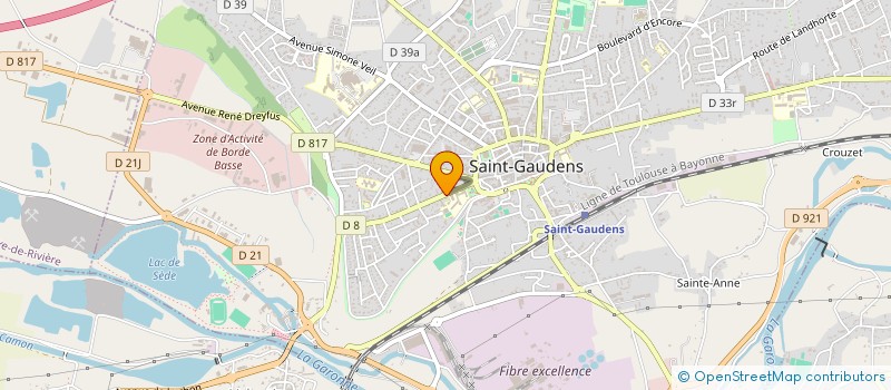 localisation de l'entreprise SAINT GAUDENS ACCUEIL  SAINT-GAUDENS