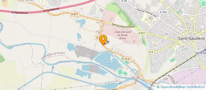 localisation de l'entreprise SAINT GAUDENS AUTO à SAINT-GAUDENS