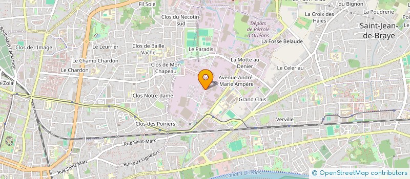 localisation de l'entreprise SAINT GELAIS à SAINT-JEAN-DE-BRAYE