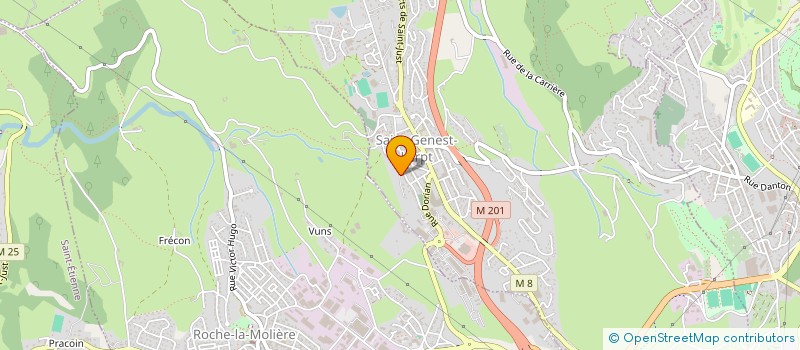 localisation de l'entreprise SAINT GENEST AUTOMOBILES  SAINT GENEST LERPT