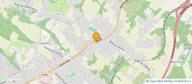 localisation de l'entreprise SAINT GENIES DANSES  SAINT-GENIES-BELLEVUE