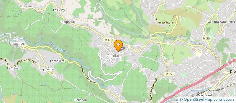 localisation de l'entreprise SAINT GENIS  GENILAC