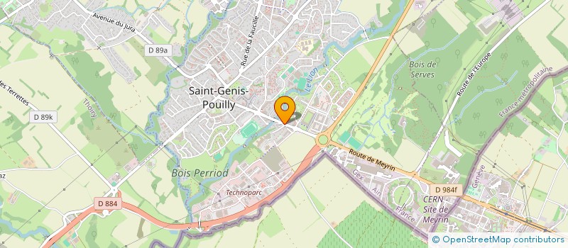 localisation de l'entreprise SAINT GENIS IMMOBILIER  SAINT-GENIS-POUILLY