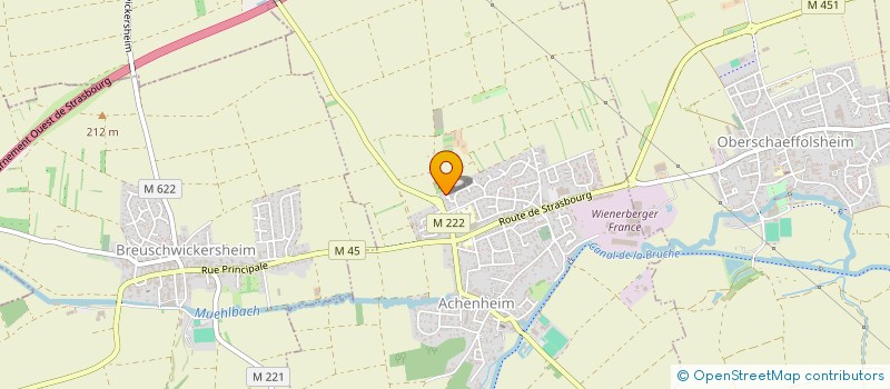 localisation de l'entreprise SAINT-GENIS THOUVENIN (SGT)  ACHENHEIM