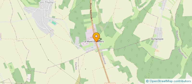 localisation de l'entreprise SAINT GENOVEFA  STE GENEVIEVE