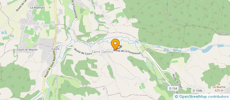 localisation de l'entreprise SAINT GEOIRS EN FETE  SAINT-GEOIRS