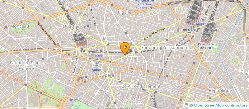 localisation de l'entreprise SAINT-GEORGES 21  PARIS