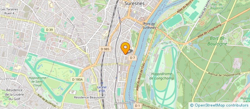 localisation de l'entreprise SAINT GEORGES à SURESNES