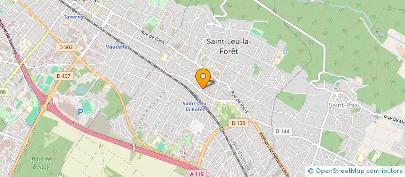 localisation de l'entreprise SAINT GEORGES  SAINT-LEU-LA-FORET