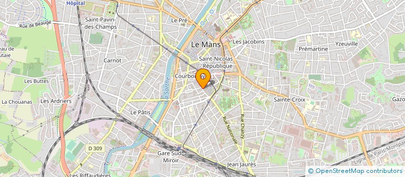 localisation de l'entreprise SAINT GEORGES à LE MANS