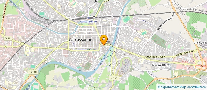 localisation de l'entreprise SAINT GEORGES à CARCASSONNE