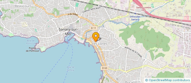 localisation de l'entreprise SAINT GEORGES à SIX-FOURS-LES-PLAGES