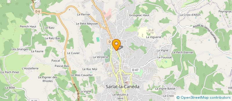 localisation de l'entreprise SAINT GEORGES à SARLAT-LA-CANEDA