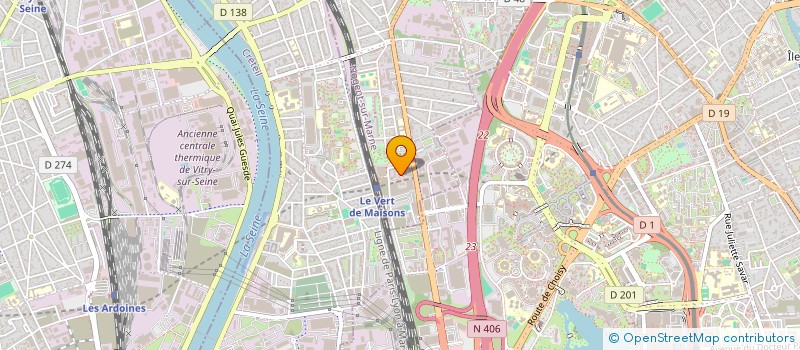 localisation de l'entreprise SAINT GEORGES  MAISONS-ALFORT