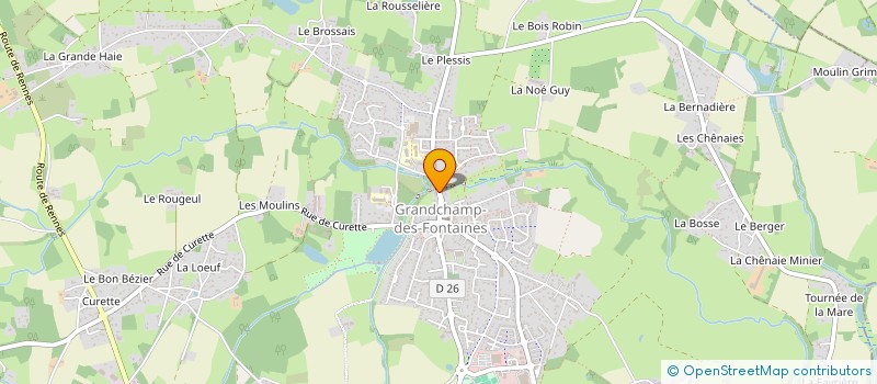 localisation de l'entreprise SAINT GEORGES  TREILLIERES