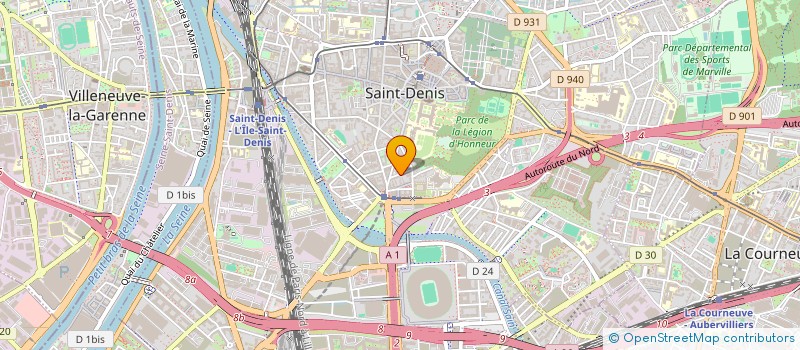 localisation de l'entreprise SAINT GEORGES BATIMENT  SAINT-DENIS