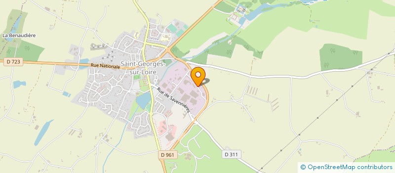 localisation de l'entreprise SAINT GEORGES CAMPING CAR à SAINT-GEORGES-SUR-LOIRE