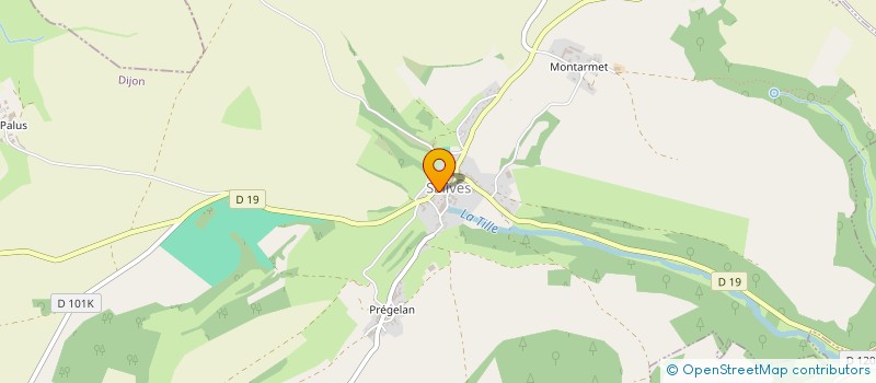 localisation de l'entreprise SAINT GEORGES CONSEILS  SALIVES