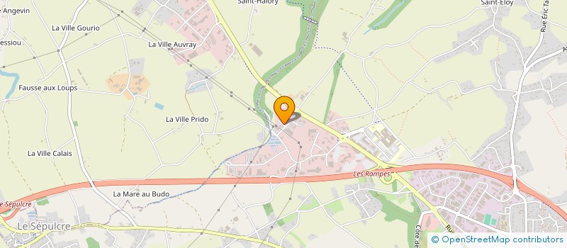 localisation de l'entreprise SAINT GEORGES DE L'ARGOAT  PLERIN