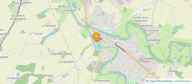 localisation de l'entreprise SAINT GEORGES FOOTBALL CLUB à MONTAIGU-VENDEE