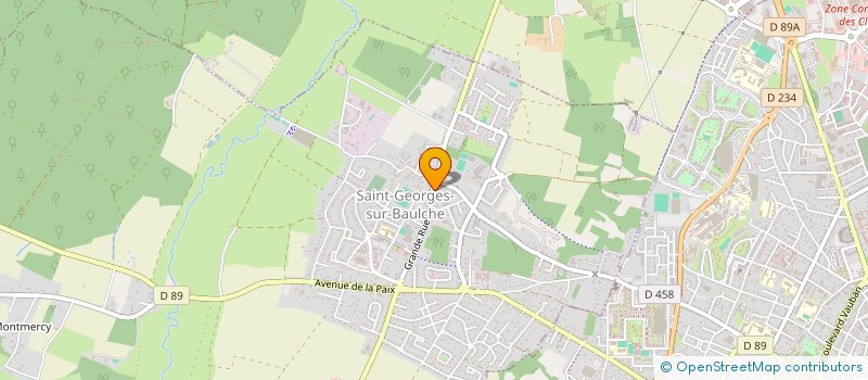 localisation de l'entreprise SAINT GEORGES IMMOBILIER à SAINT-GEORGES-SUR-BAULCHE
