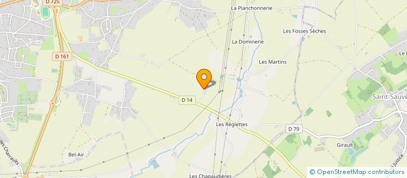 localisation de l'entreprise SAINT-GEORGES LUDOVIC à CHATELLERAULT