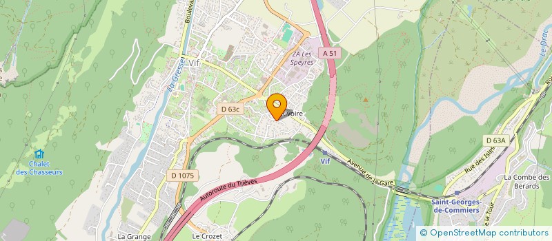 localisation de l'entreprise SAINT GEORGES TP  SAINT-GEORGES-DE-COMMIERS