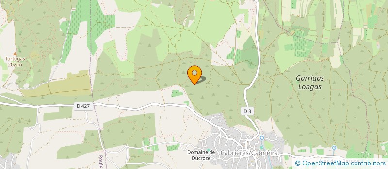 localisation de l'entreprise SAINT GER  CABRIERES