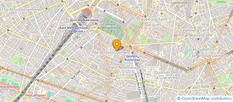 localisation de l'entreprise SAINT GERMAIN à PARIS