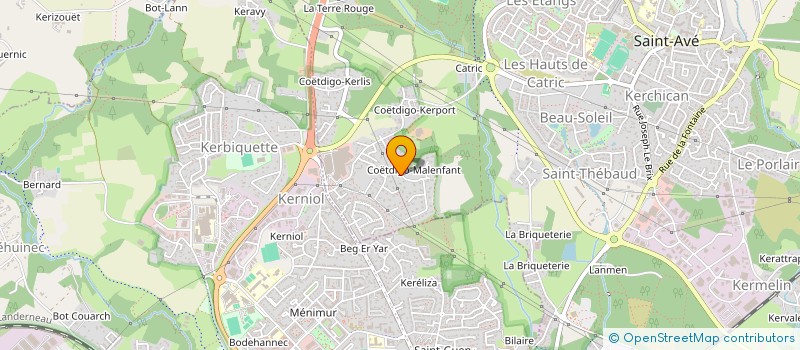 localisation de l'entreprise SAINT GERMAIN  SAINT-AVE