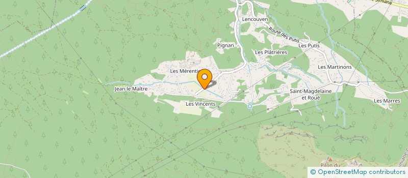 localisation de l'entreprise SAINT GERMAIN  SIMIANE-COLLONGUE