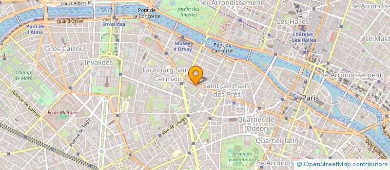 localisation de l'entreprise SAINT GERMAIN DECORATION  PARIS