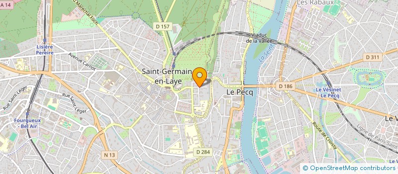 localisation de l'entreprise SAINT GERMAIN EN LAYE ENCHERES  SAINT-GERMAIN-EN-LAYE