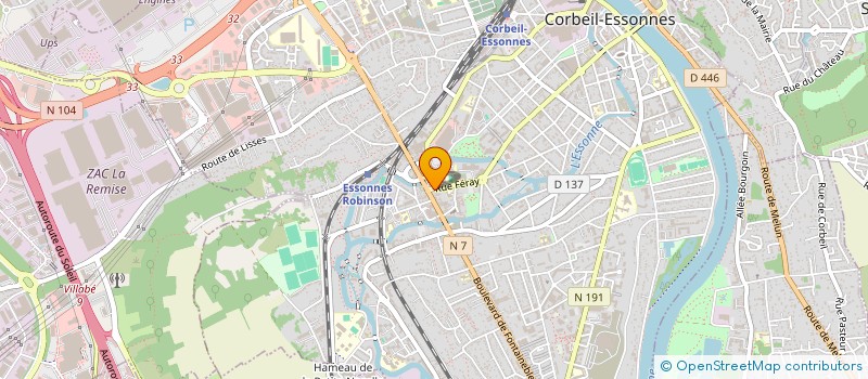 localisation de l'entreprise SAINT GERMAIN GESTION à CORBEIL-ESSONNES